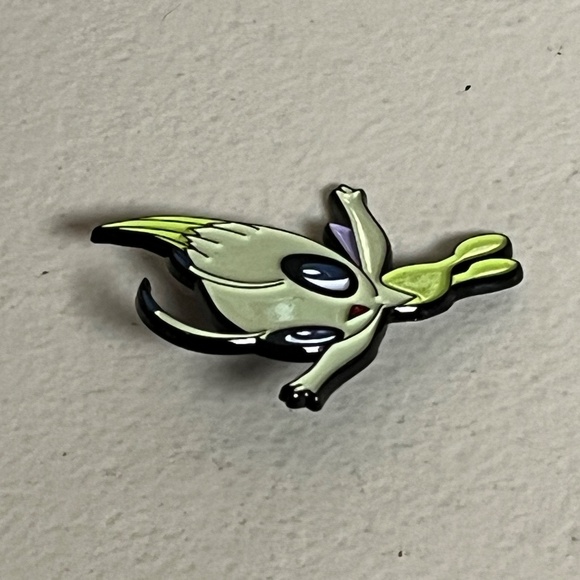 Celebi Pokemon Enamel Pin Green Pins Hat Streetwear Bags Hats - Picture 3 of 7